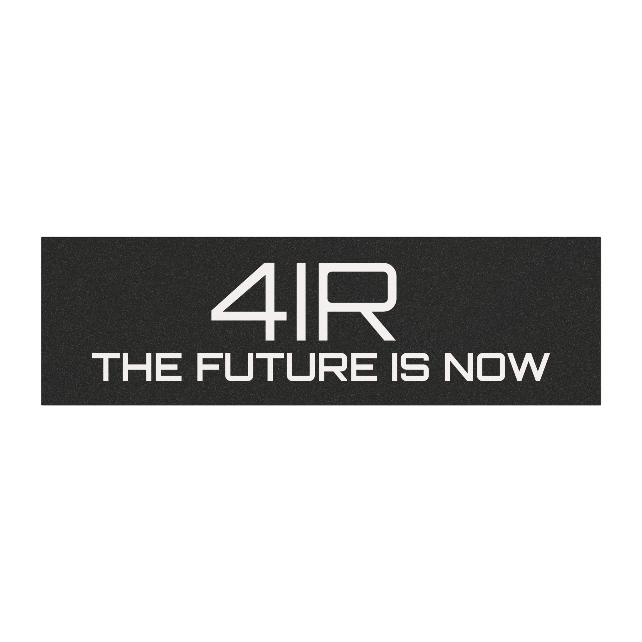 4IR The Future Is Now Car Magnet | Black Automotive Decal